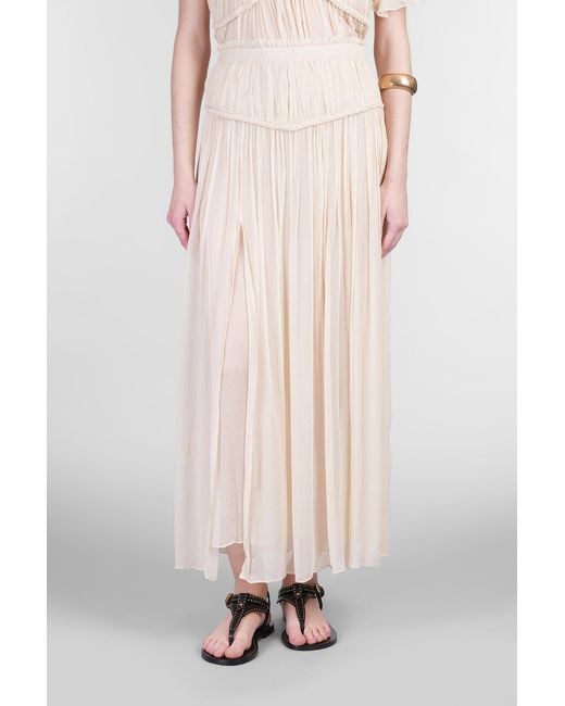 Isabel Marant Rolande Skirt in Pink | Lyst