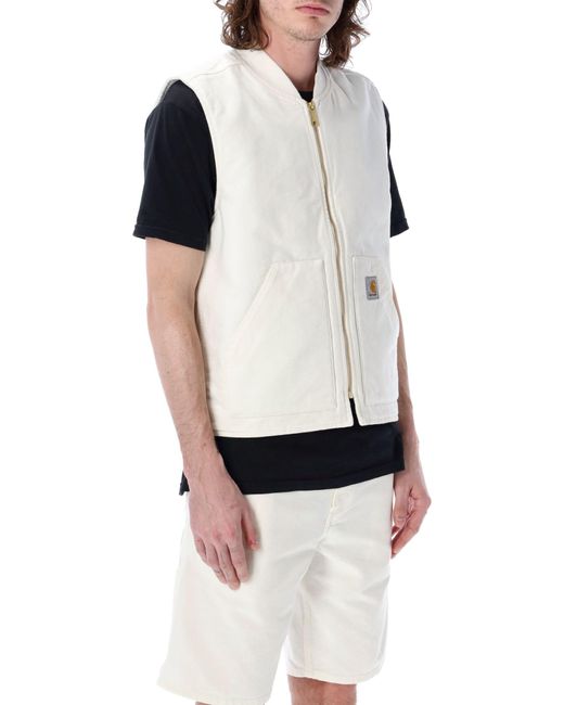 Carhartt White Classic Vest for men
