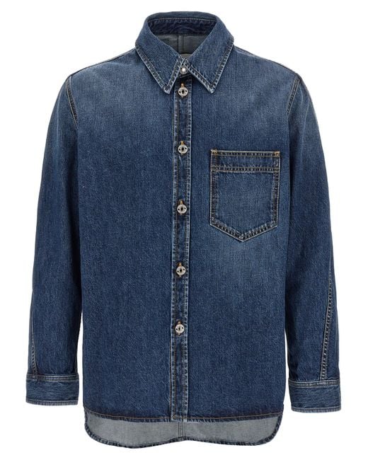 Givenchy Blue Denim Overshirt for men