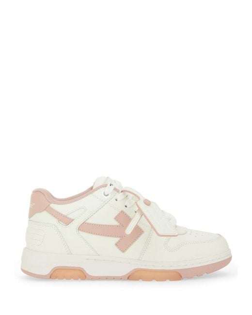 Off-White c/o Virgil Abloh White Out Of Office Sneaker Bovine Leather Trainers