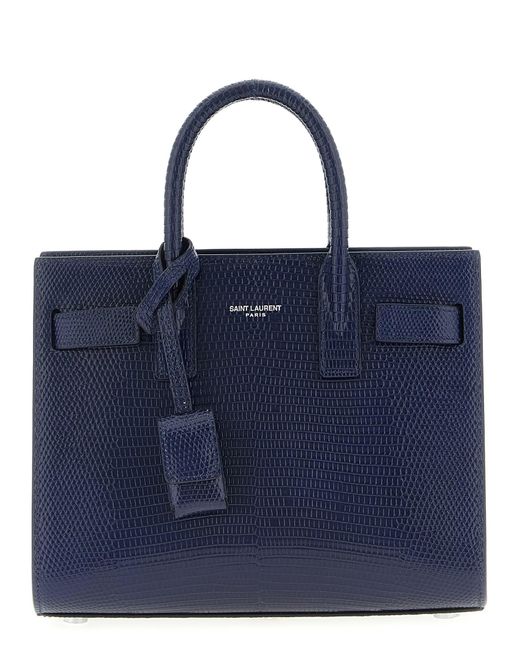 Saint Laurent Blue Nano 'Sac De Jour' Handbag