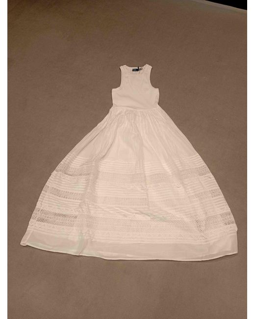 Polo Ralph Lauren Natural Woven Fit Flare Dress