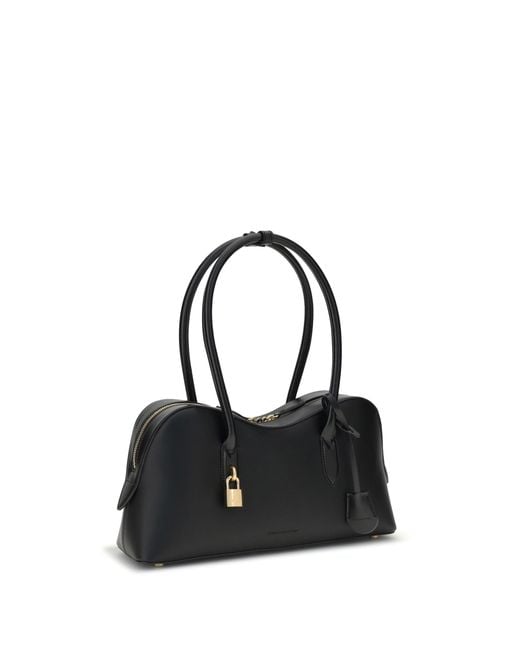Stella McCartney Black Medium Ryder Shoulder Bag Upper: Polyester; Nylon