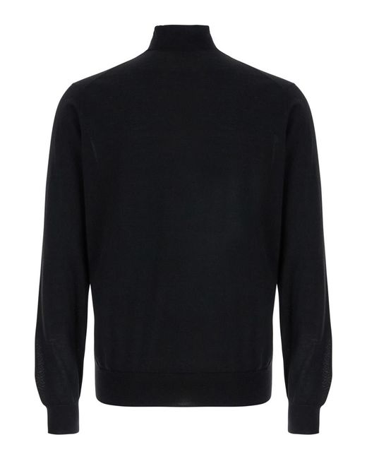 Le Plain Blue Turtleneck Sweater for men