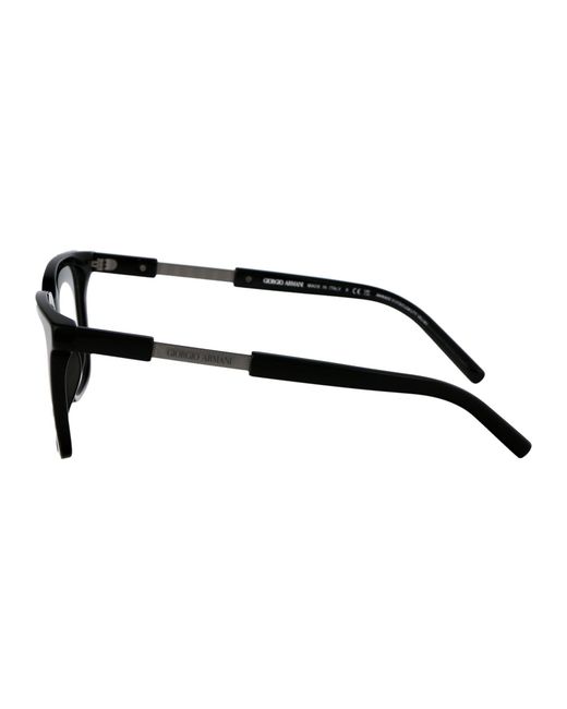 Giorgio Armani Black Acetate Optical Glasses for men