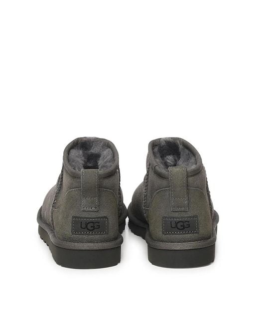 Ugg Gray Classic Ultra Mini Boots Shoes for men