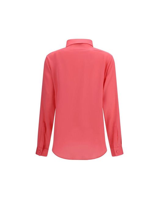 Tom Ford Pink Multicolor Silk Dress Shirt