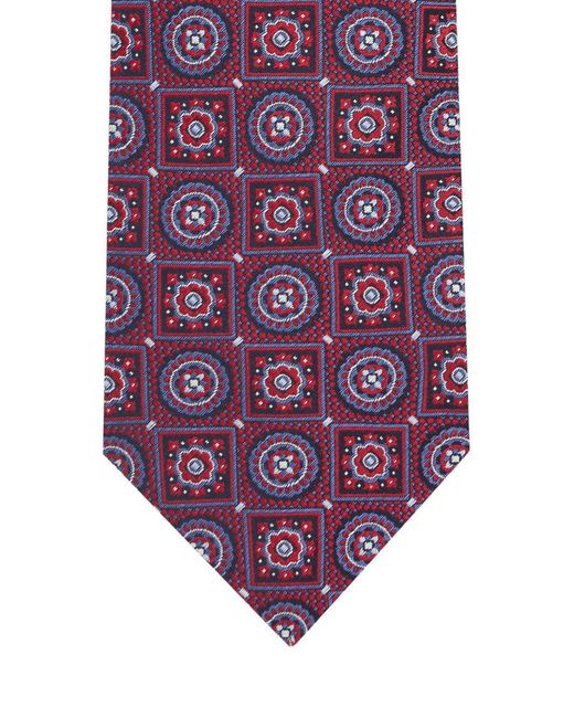 Etro White Tie Silk Ties & Bow for men