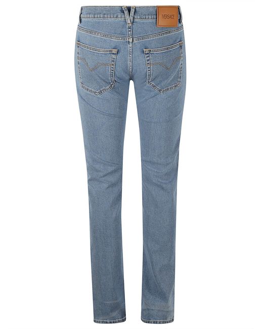 Versace Blue Denim Stretch Jeans for men
