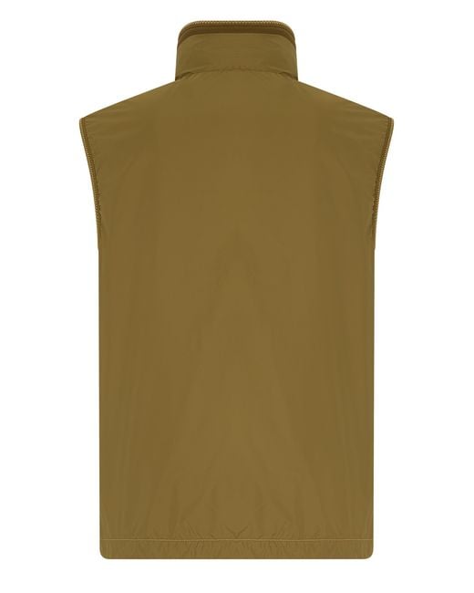 Moncler Green Vest Ansiei Polyamide Waistcoats & Gilets for men