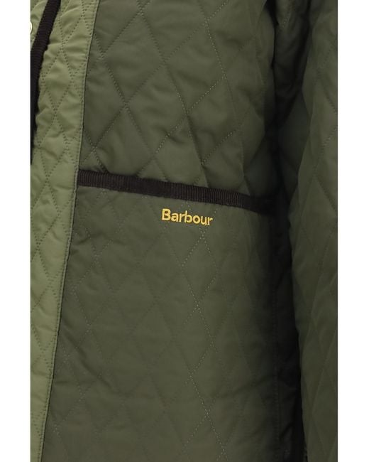 Barbour Green Ainsdale Quilted Jacket Polyester