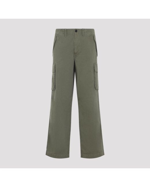 Burberry Green Cyrus Cargo Cotton Pant for men