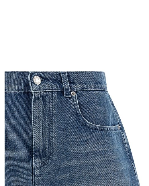 Moschino Blue 'Heart' Shorts