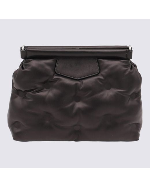 Maison Margiela Black Leather Glam Slam Crossbody Bag