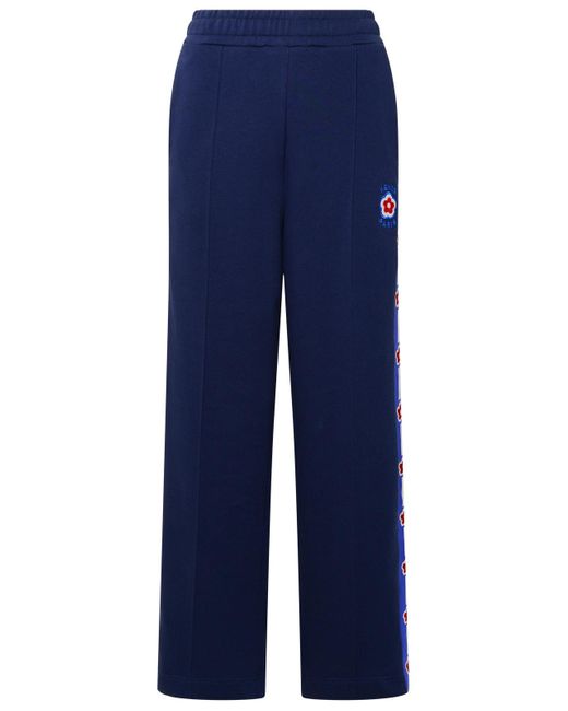 KENZO Blue Cotton Pants
