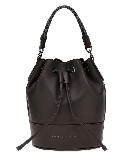 Brunello Cucinelli Black 'Monile' Handbag