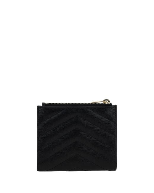Saint Laurent Black Wallets