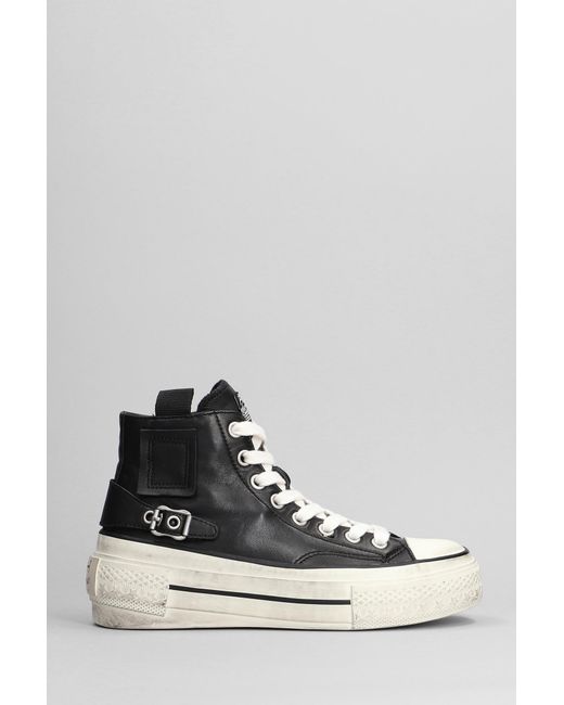 Ash Rage Sneakers In Black Leather