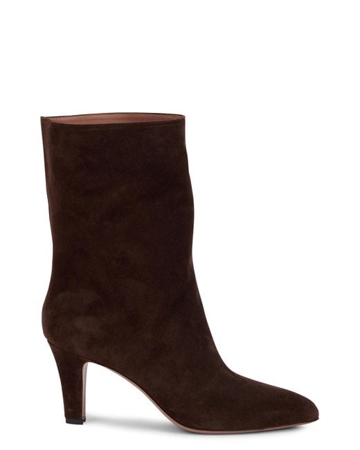 Paris Texas Brown Boots Suede Calfskin