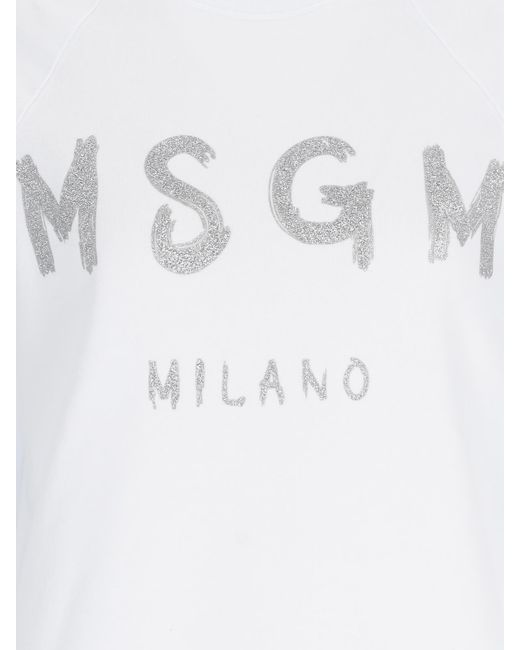 MSGM White Sweater
