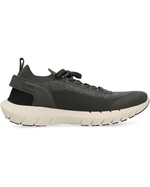 Boss Black Low-Top Sneakers Polyester Trainers for men