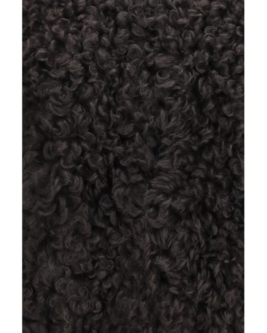 S.w.o.r.d 6.6.44 Black Sword 6.6. Teddy-Effect Faux Fur Jacket Calf Leather Bos Taurus Furs