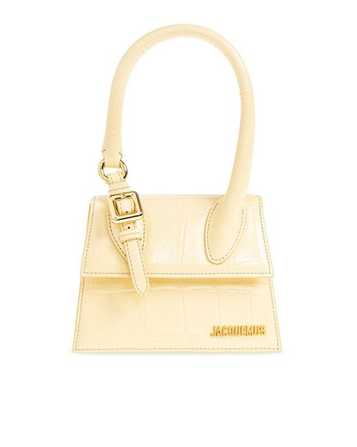 Jacquemus Metallic 'le Chiquito Moyen Boucle' Shoulder Bag,