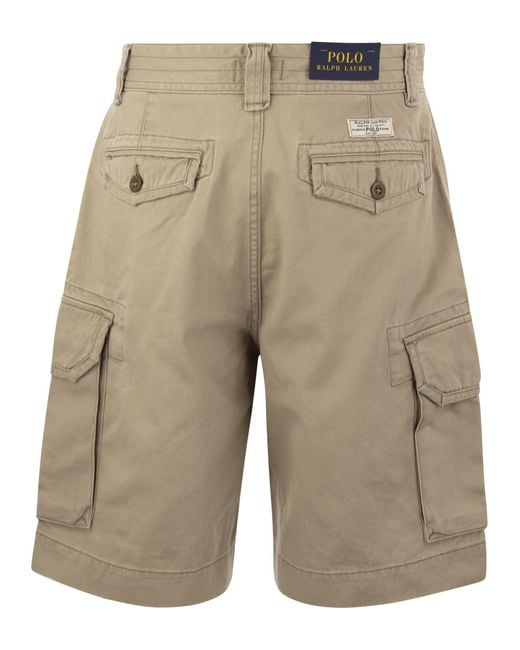 Polo Ralph Lauren Natural Classic Fit Twill Cargo Short for men
