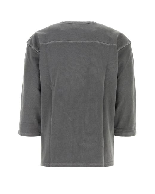 ERL Gray Dark Grey Cotton Sweatshirt for men