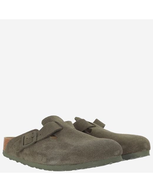 Birkenstock Brown Boston Mules