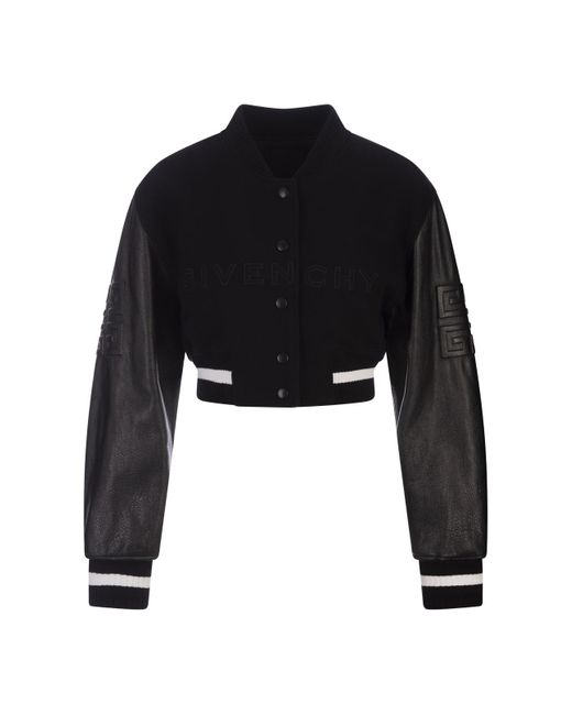 Givenchy Black Short Bomber Jacket