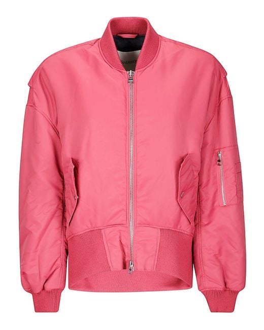 J.W. Anderson Pink Oversized Curved Jacket