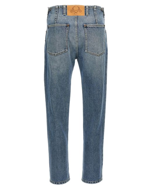 Moschino Blue Jeans With Logo