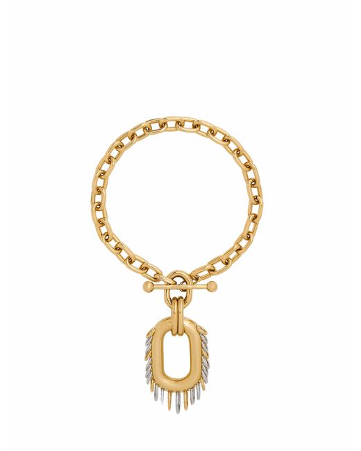 Rabanne Metallic And Punk Xl Link Necklace