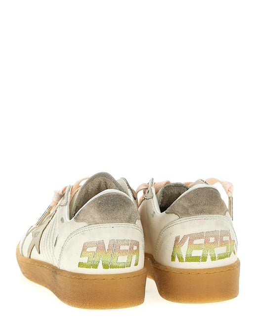 Golden Goose Deluxe Brand Natural 'Ball Star' Sneakers
