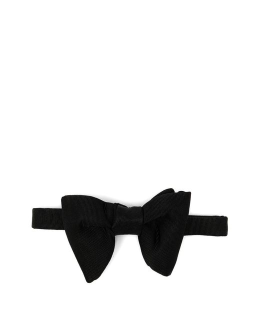 Tom Ford Black Bow Tie Silk Ties for men
