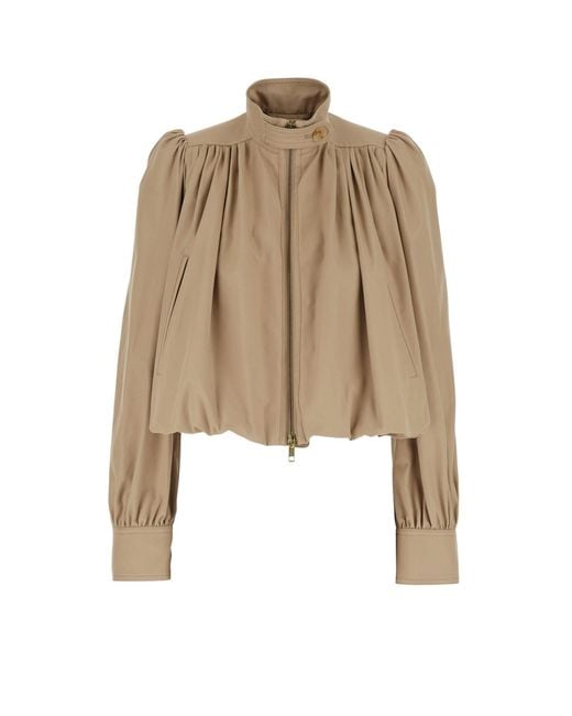 Chloé Natural Curled Boule Jacket
