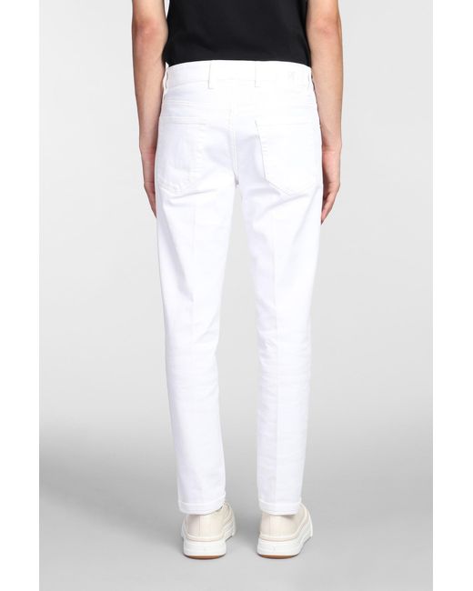 PT01 White Jeans for men