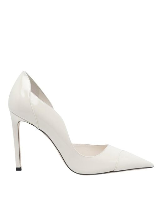 Jimmy Choo White Brigitte Pumps