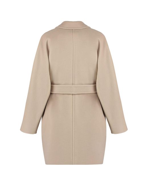 Max Mara Natural 101801 Wool And Cashmere Icon Coat