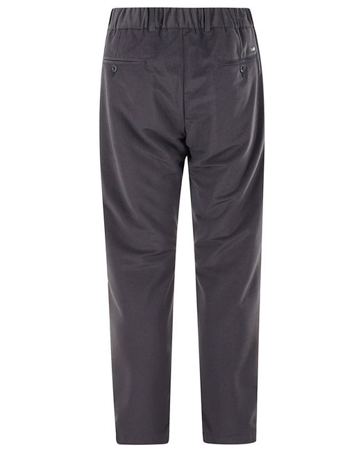 Herno Blue Pantalone Velluto 1000 Righe for men