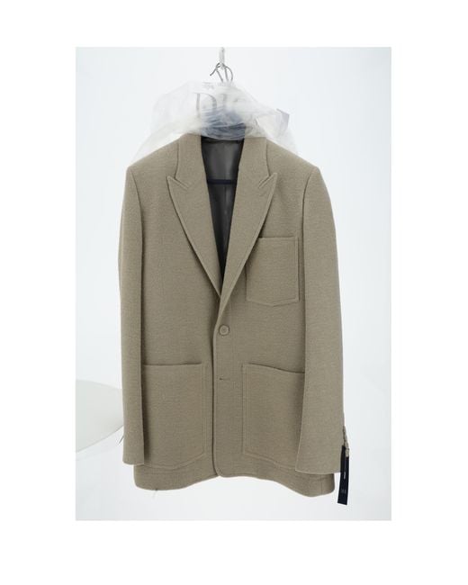 Dior Gray Jacket General Elastane for men