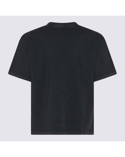 Amiri Black Cotton T-shirt for men