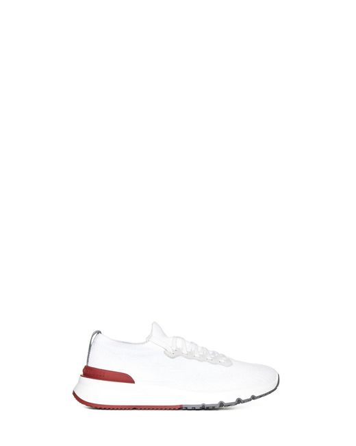 Brunello Cucinelli White Chinã Sneakers for men