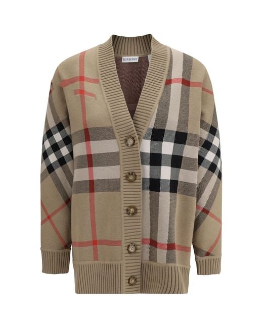 Burberry Brown Check Archive Wool Sweater