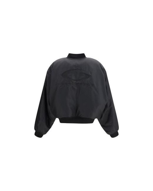 Balenciaga Black Polyamide Bomber