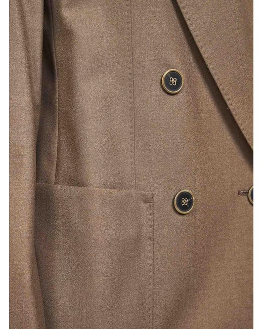 Max Mara Brown Tobacco Stretch Cashmere Harald Blazer
