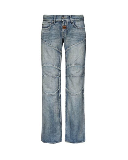 Balenciaga Blue Low-Waisted Denim Jeans for men