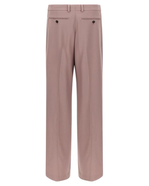Dries Van Noten Pink Penrud Pants Wool for men