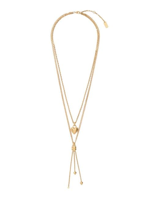 Chloé White Necklace Brass Necklaces